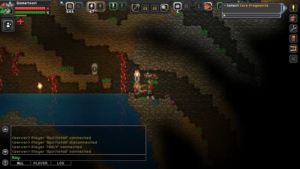 starbound core fragments